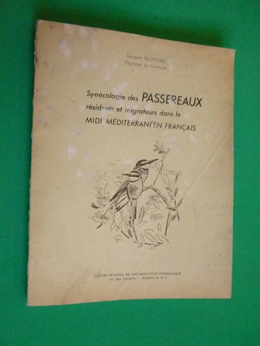 Ornithologie synécologie des - ornithologie,,