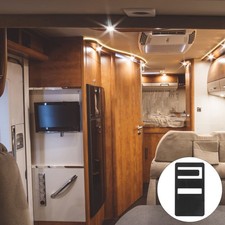  Clip d'accessoire de porte de réfrigérateur de camping-car, dispositif