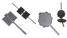 Gaufrier En Fonte Gaufres En Forme De Cœur / Rectangulaires Grill Feu De Camp