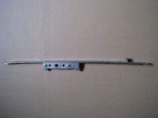 Ancienne Crémone à Rouleau + Tringles pour Fenêtre Bois. Longueur 47 cm