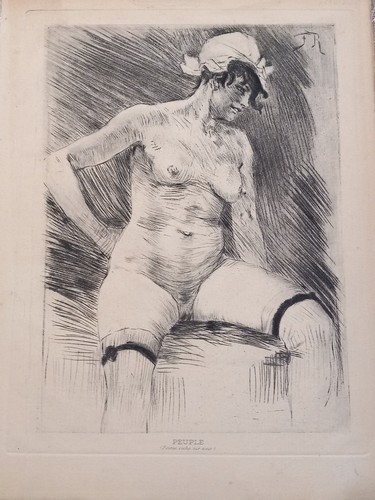 Felicien rops peuple gravure - rops,