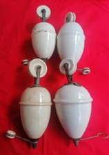 4 contre poids porcelaine de monte et baisse