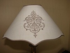 Abat-jour festonné  Linge