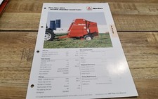 Catalogue brochure Prospectus tracteur presse a balle new idea 4665 et 4844
