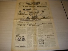 CANARD ENCHAINE 2492 31.07.1968 DUBCEK Armand JAMMOT J. STURGES FESTIVAL AVIGNON