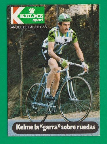 Cyclisme carte cycliste angel - carte,