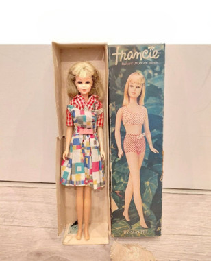 Mattel francie doll - mattel, 1965