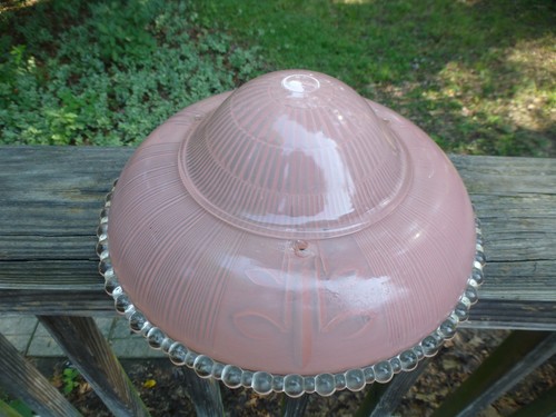 Vintage art deco glass ceiling - vintage,