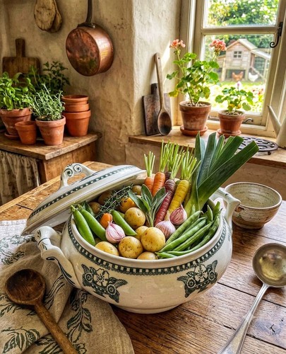 Soupière ancienne amand - soupière,