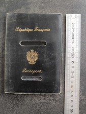 Ancien Étui Couvre Passeport