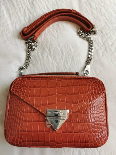 Sac bandouliere cuir rouge - sac,