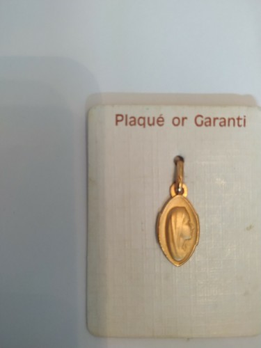 Pendentif médaille vierge - pendentif,