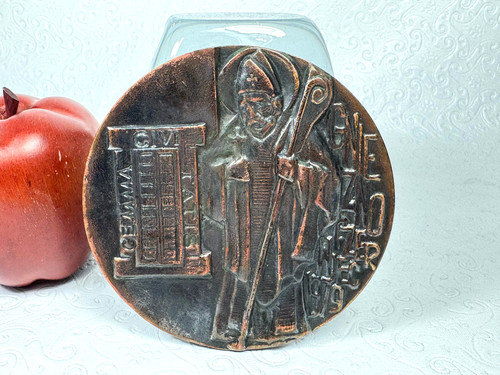 Rare bronze medal pope - bronze,