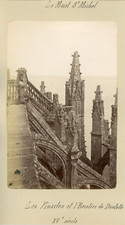 France, Mont Saint-Michel, Les Pinacles et l'Escalier de Dentelle de l&#039