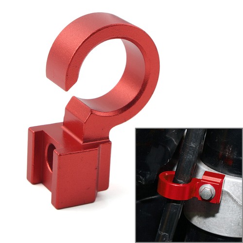Front brake hose clamp cable - hose,