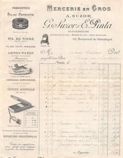 1915  MERCERIE A SUZOR A PARIS