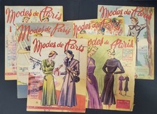 6 x Magazines  MODES DE PARIS
