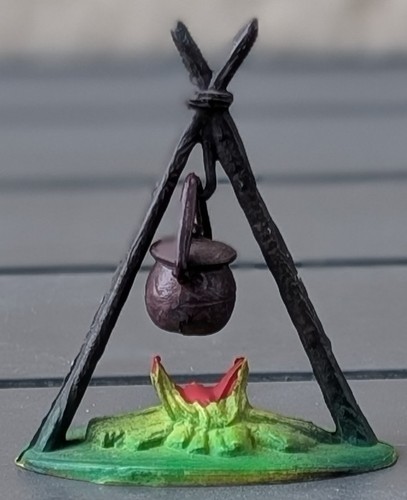Figurine série indien - indien, feu