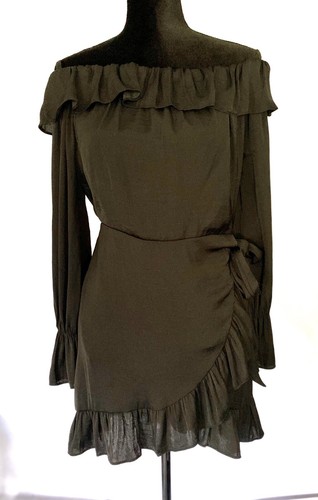 Naked zebra ruffle dress - ruffle,