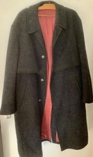 Manteau Loden Gris En Laine - Long - Pour Homme - Taille 50/52