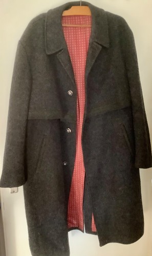 Manteau loden gris - manteau, en