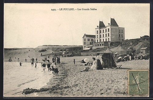 Cpa pouldu les - pouldu,, grands