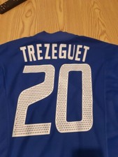 Maillot foot vintage Equipe de France Coupe du Monde 2002 Trezeguet taille XL