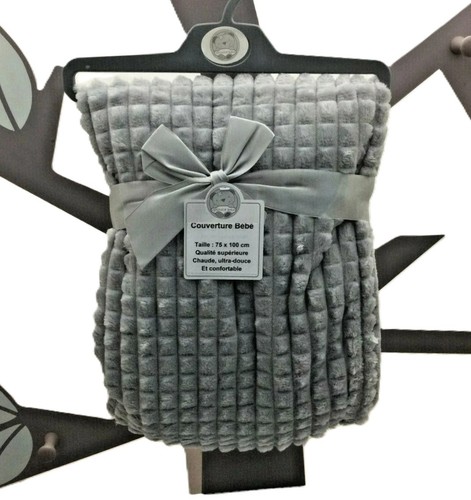 Couverture bébé grise - bébé,