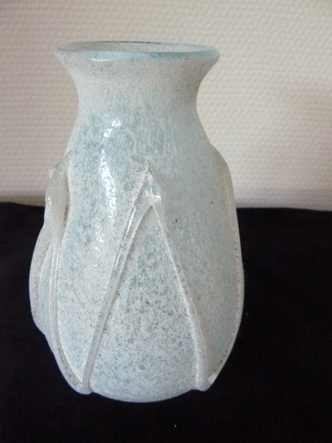 Vase ancien pate verre - ,