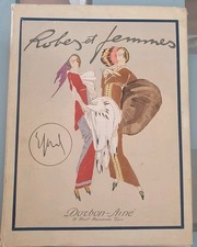 1930 Enrico Sacchetti Mode Vêtement 4 Planches Art déco deco