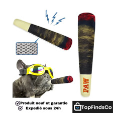 Jouet Interactif Amusant pour Chien - Peluche Cigare Grinçante à Mâcher