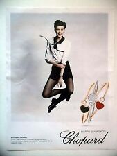 PUBLICITE-ADVERTISING :  CHOPARD Happy Diamonds  2016 Joaillerie,Bijoux,Bagues