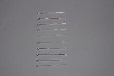 Lot de 20/50/100/200...tige, clou à oeil métal argenté de 50mm de long pour fimo