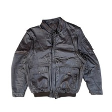 Veste Aviateur Vintage En Cuir