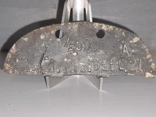 Plaque identité Allemande WW1 Modele 1916  - Materiel Original - German Dog Tag