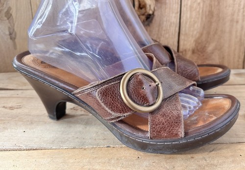 Nurture brown heeled sandals - brown,
