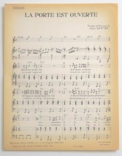 Partition vintage sheet music