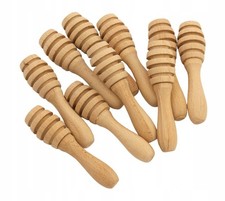 Lot 10 cuillères à miel bois