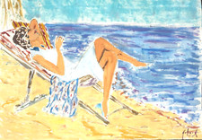 Jeune femme à la Chilienne -