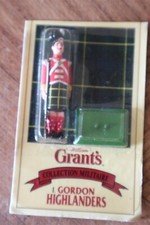 figurine militaire en plomb ECOSSE WILLIAM GRANT'S GORDON HIGHLANDERS 1 whisky
