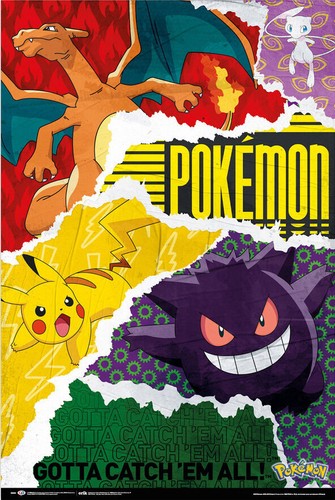Pokemon poster sous - poster, licence
