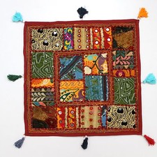 Housse de coussin de canapé vintage patchwork traditionnel décoration maison ...