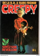 CREEPY magazine BD n°4 année 1978 José Ortiz nouvelle série état superbe