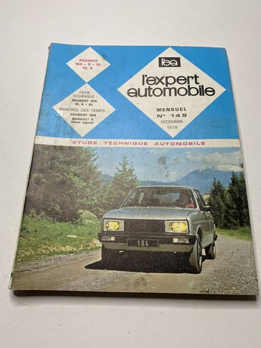 Revue technique peugeot 104 - 104, s
