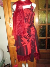 Robe Bordeaux + foulard, Taille XL( 40/42),marque Envie collection,Neuve.