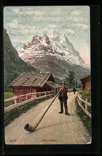 Carte postale souffleur de - carte,