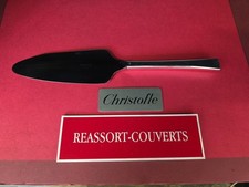PELLE TARTE GÂTEAU CONCORDE 27 CM CHRISTOFLE BEL ÉTAT MÉTAL ARGENTÉ;
