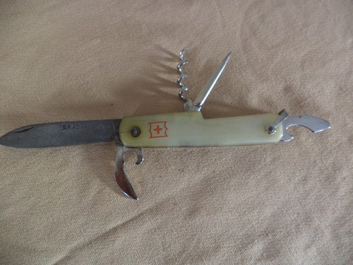 Ancien couteau pradel croix - couteau,