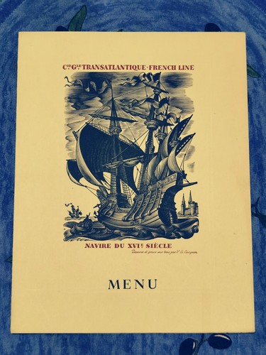 Menu paquebot colombie - paquebot,