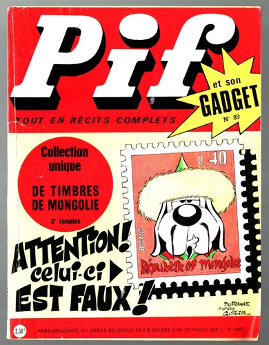 Pif gadget 1970 - gadget, #